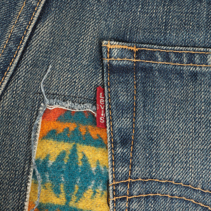 22AW × Levis ×PENDLETON  再構築 デニムパンツ パッチワーク