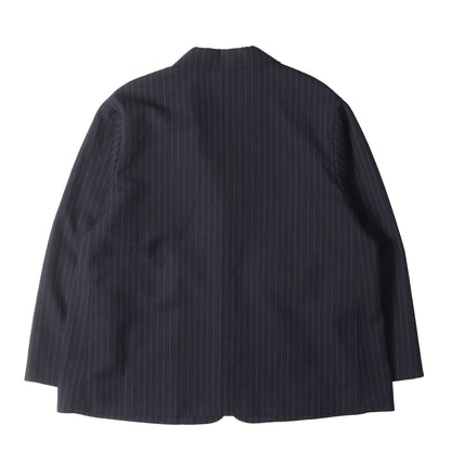 23AW IMA:ZINE別注 RhodolirioN for MEN meets TANY ピンストライプ ジャケット フリル ピンストライプ パンツ