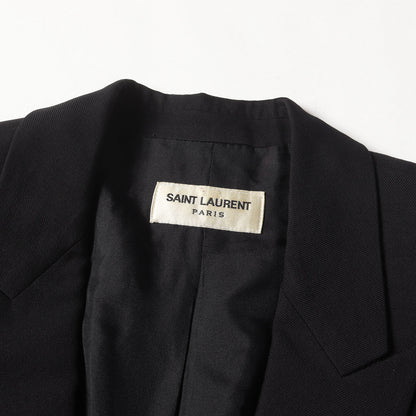 14AW エディ期 ピークドラペル ウール 1B テーラードジャケット