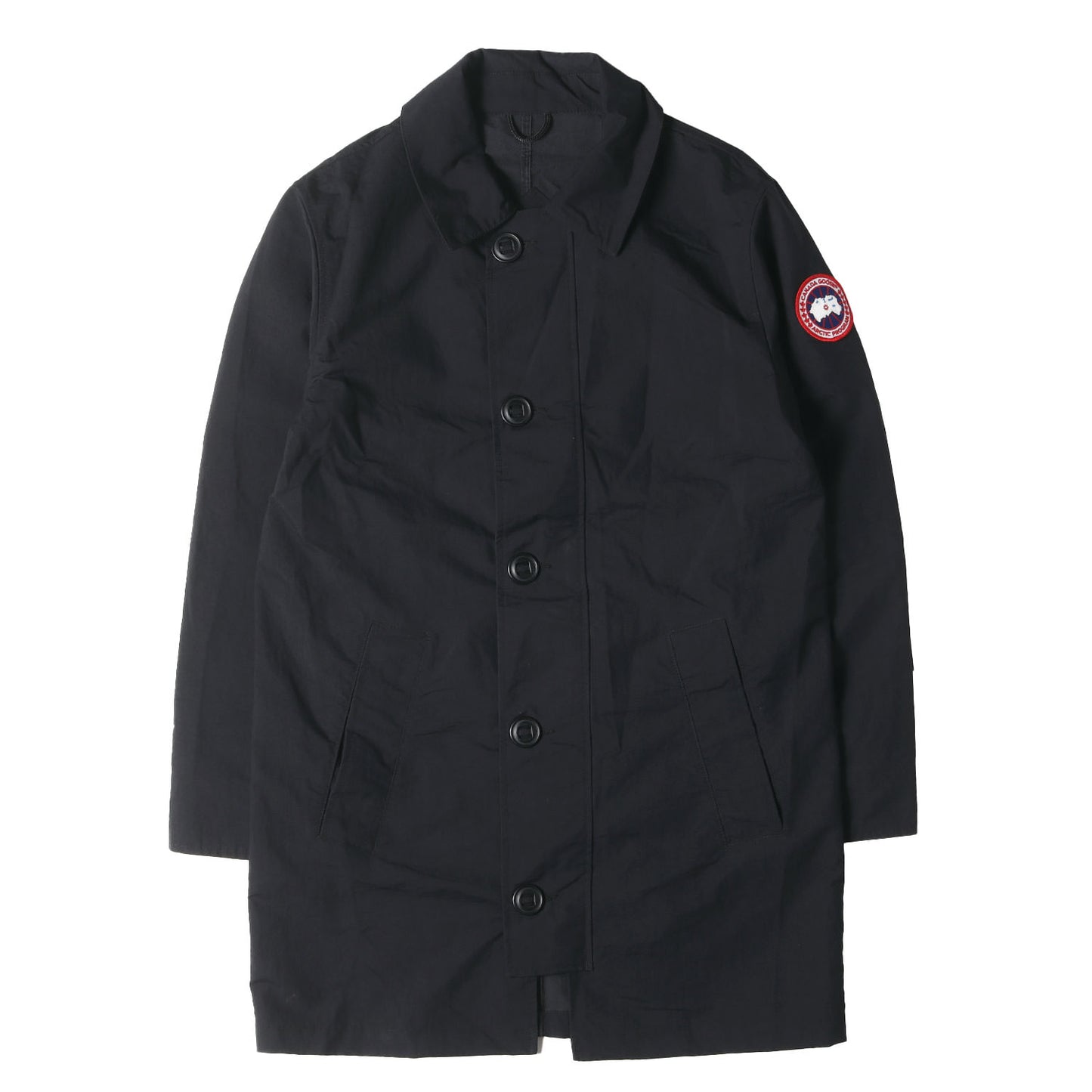 アイコンパッチ付き ナイロン レインコート