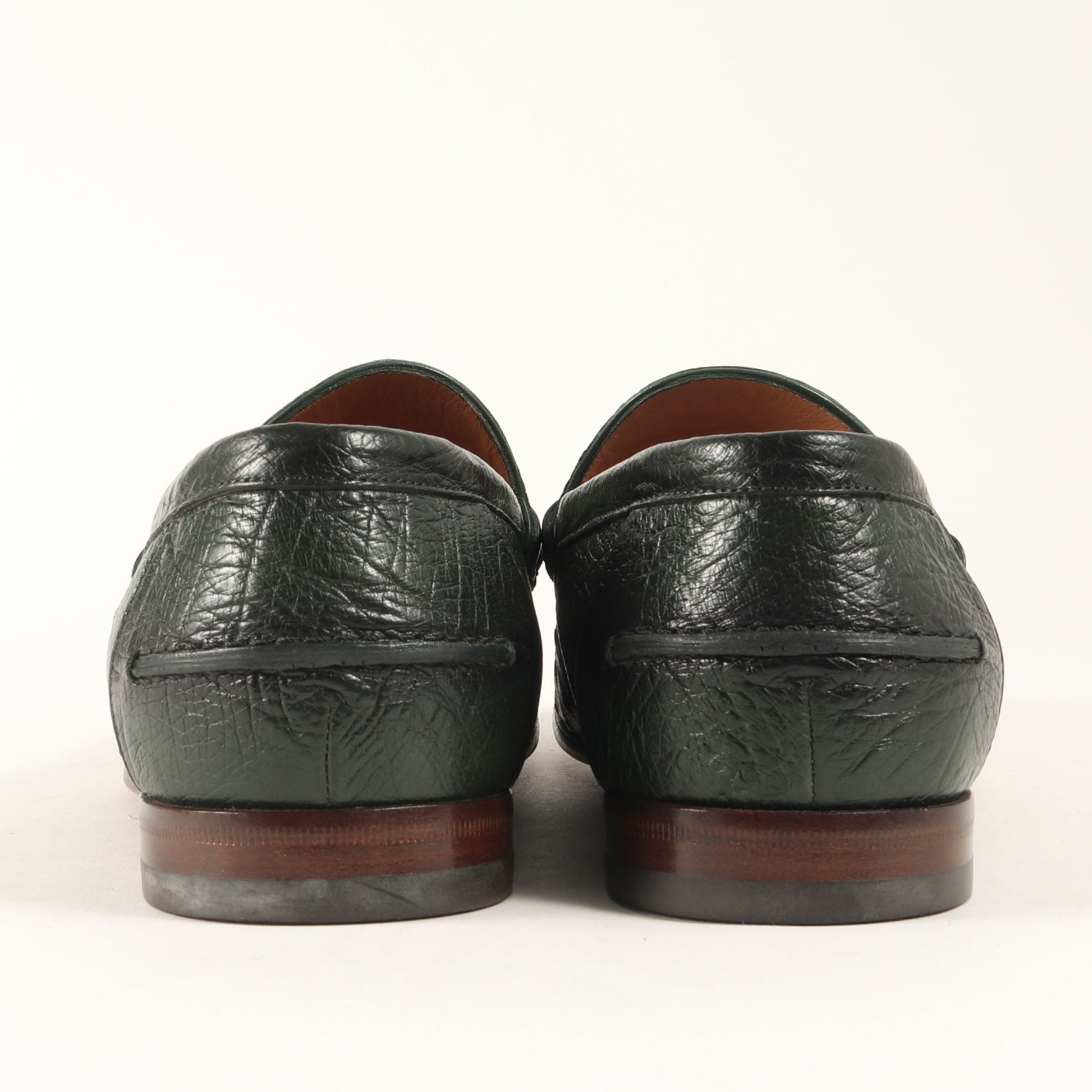 GUCCI (グッチ) リザード×オーストリッチ ホースビット