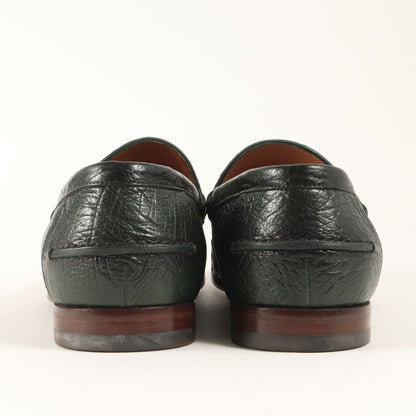 リザード×オーストリッチ ホースビット ローファー (295652)