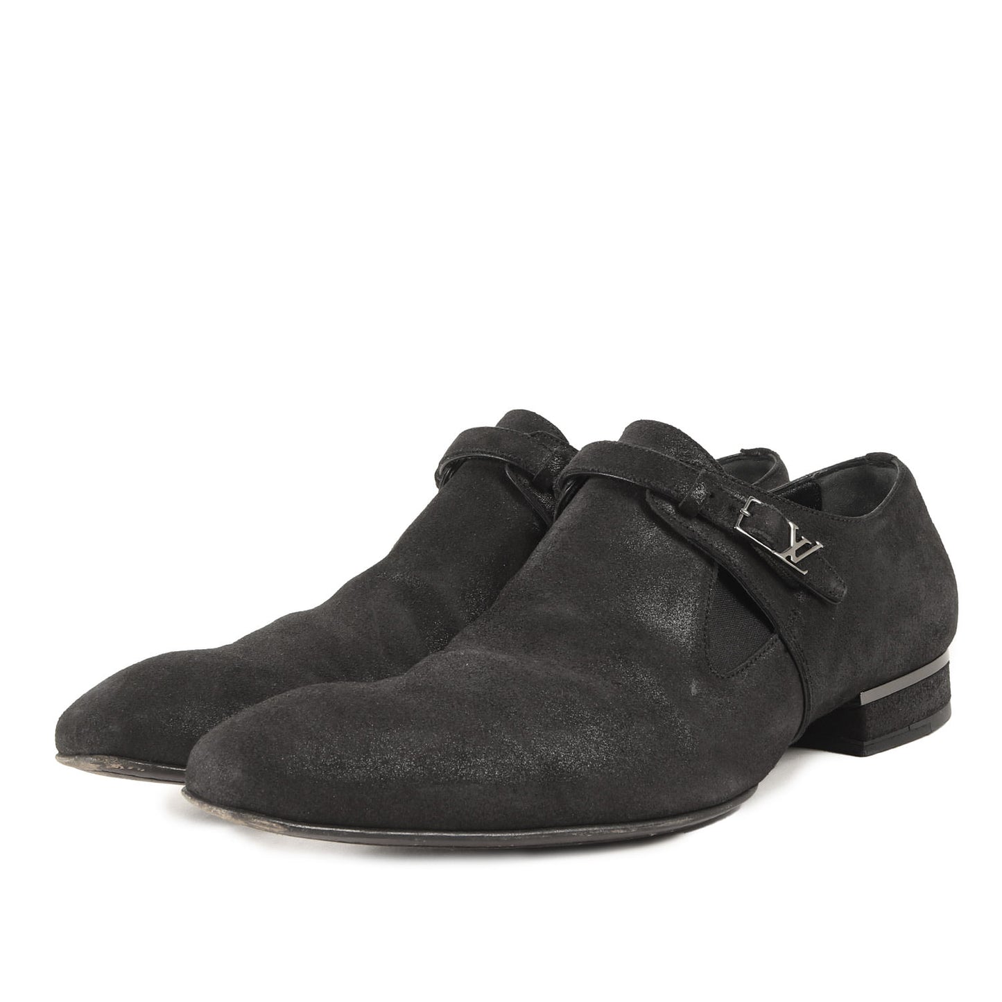 モンクストラップ レザー ローファー