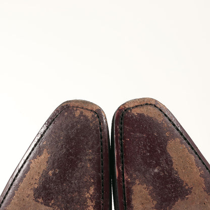 モンクストラップ レザー ローファー