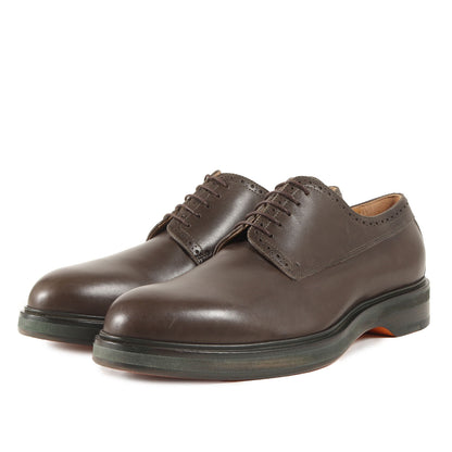 メダリオン レースアップ レザー シューズ