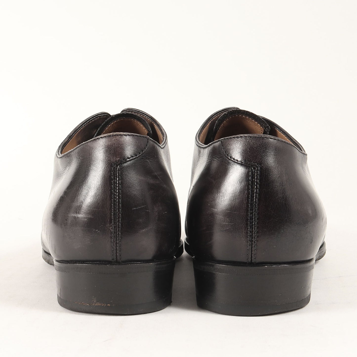 アレッサンドロ ホールカット レザー シューズ / パティーヌ