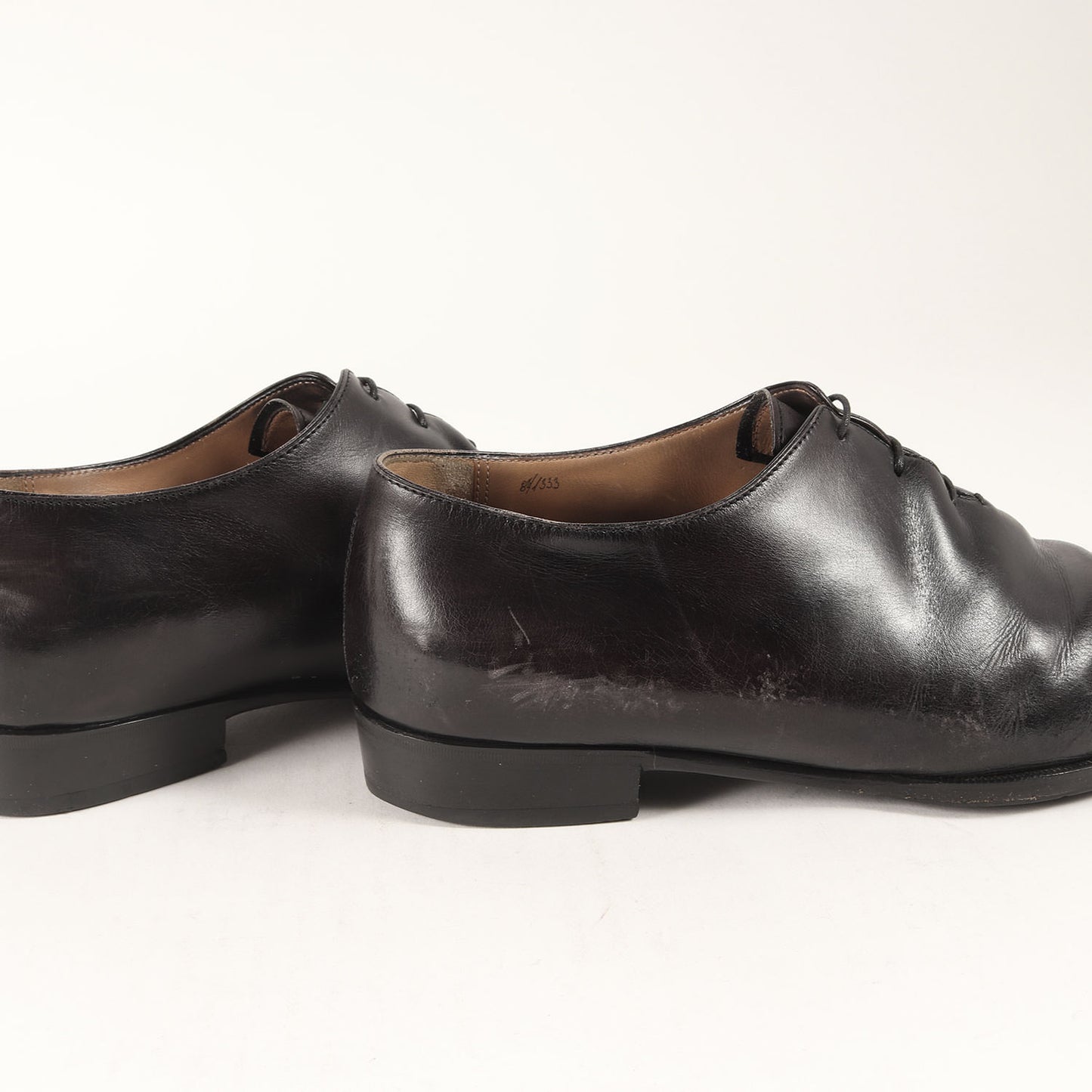 アレッサンドロ ホールカット レザー シューズ / パティーヌ