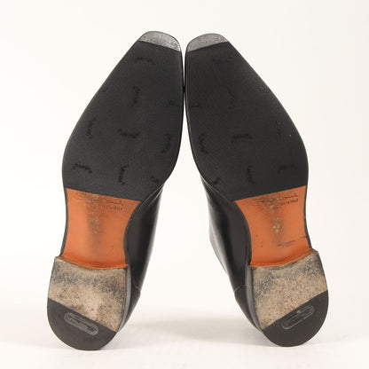 クロコ ホールカット レザー シューズ