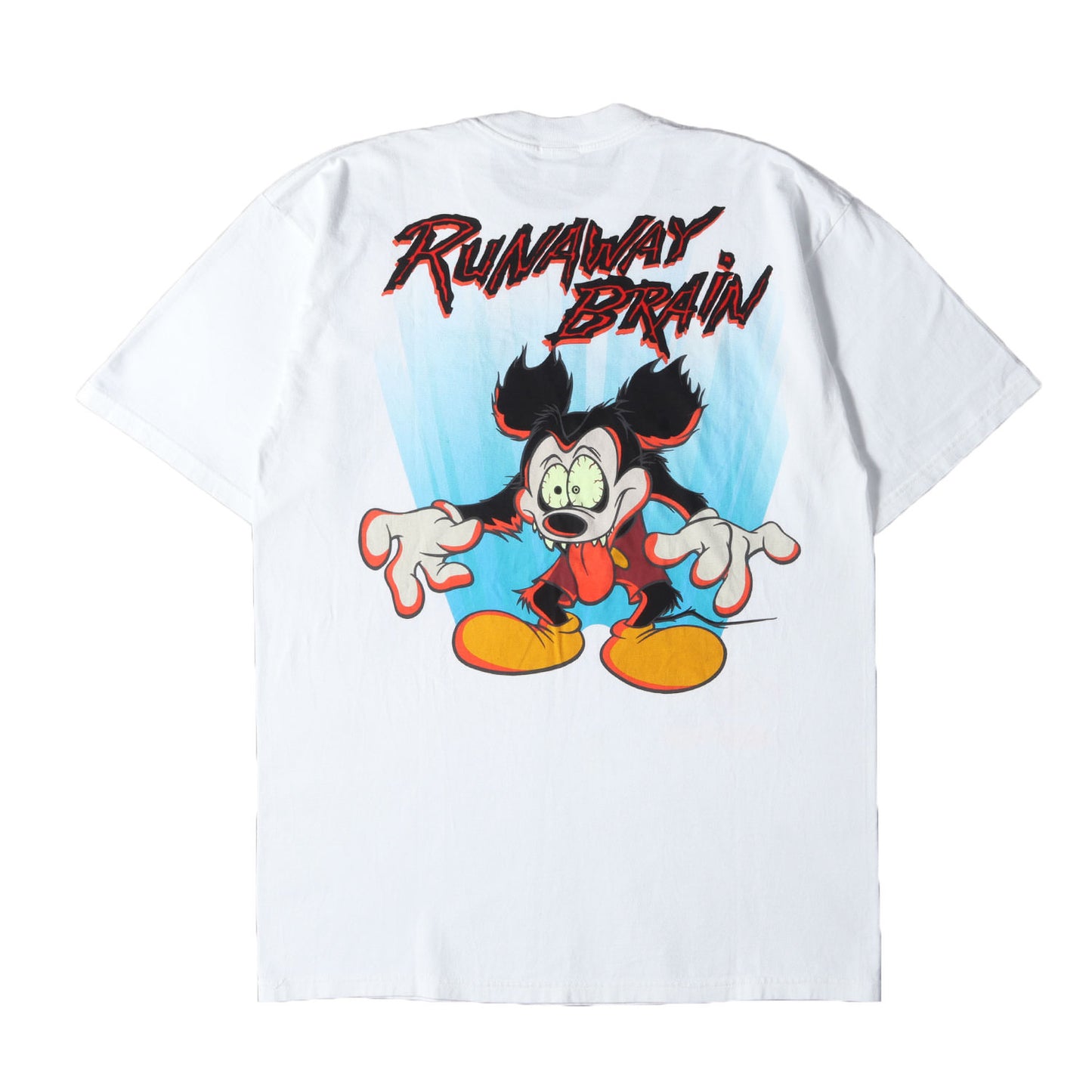 [超希少 スペシャル] 90s RUNAWAY BRAIN ランナウェイ・ブレイン ミッキーマウス Tシャツ USA製