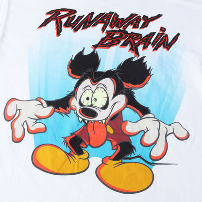 [超希少 スペシャル] 90s RUNAWAY BRAIN ランナウェイ・ブレイン ミッキーマウス Tシャツ USA製