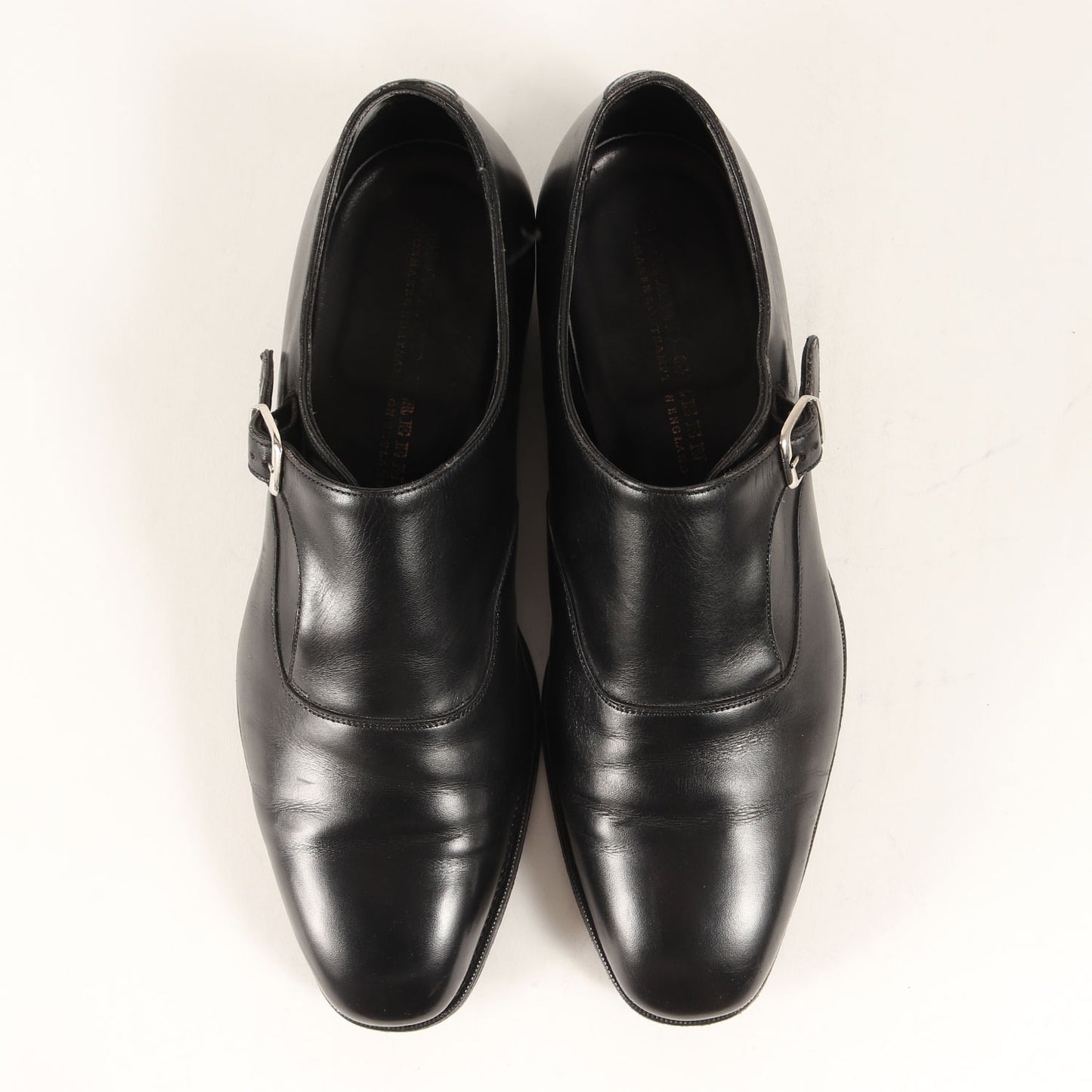 モンクストラップ レザー ドレス シューズ (63636)