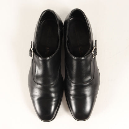 モンクストラップ レザー ドレス シューズ (63636)