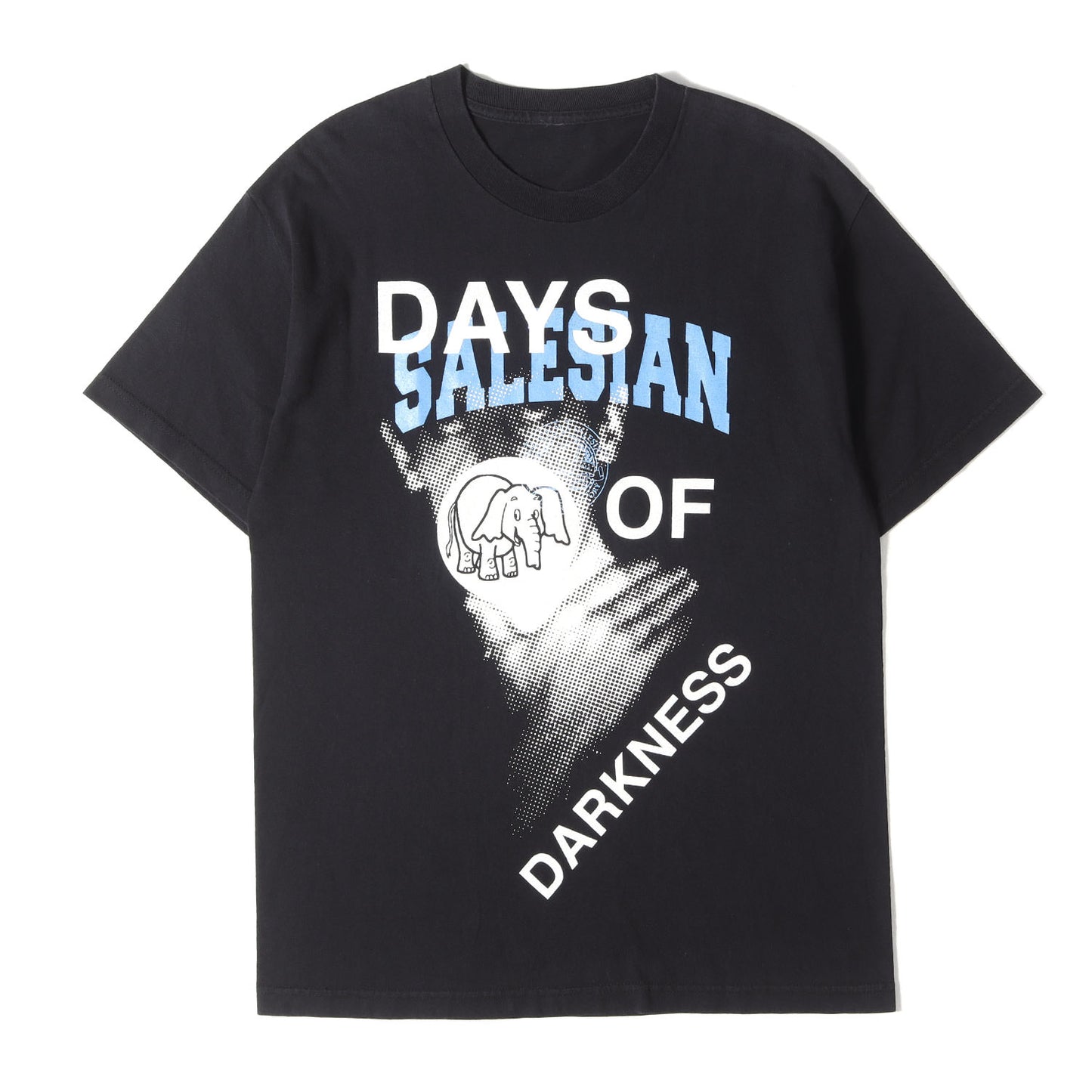 [希少モデル] 古着再構築 手刷りプリント one off Tシャツ