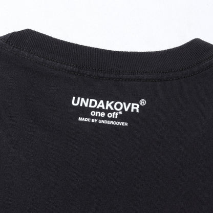 [希少モデル] 古着再構築 手刷りプリント one off Tシャツ