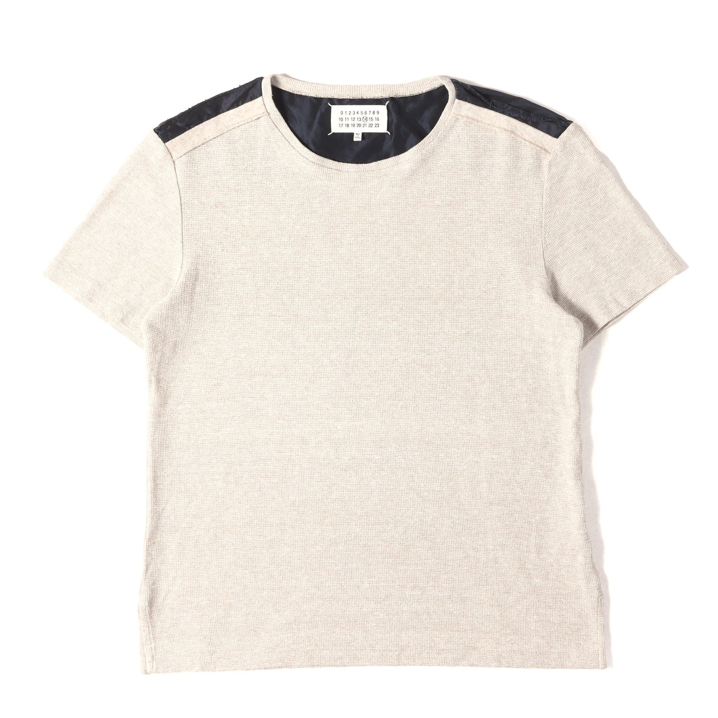 16SS シルク切替 メランジ ニット Tシャツ S50GC0429 S22688