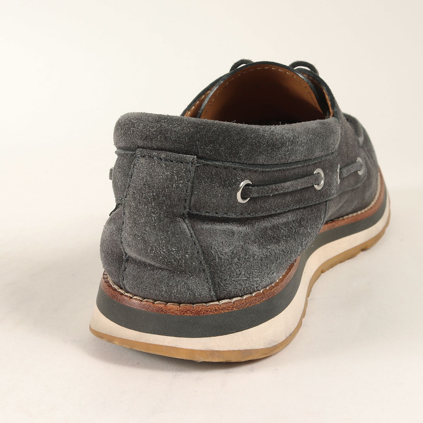 スエードレザー デッキシューズ　