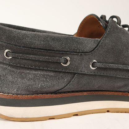 スエードレザー デッキシューズ　