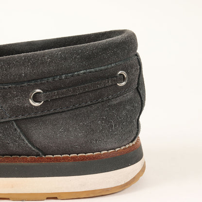 スエードレザー デッキシューズ　