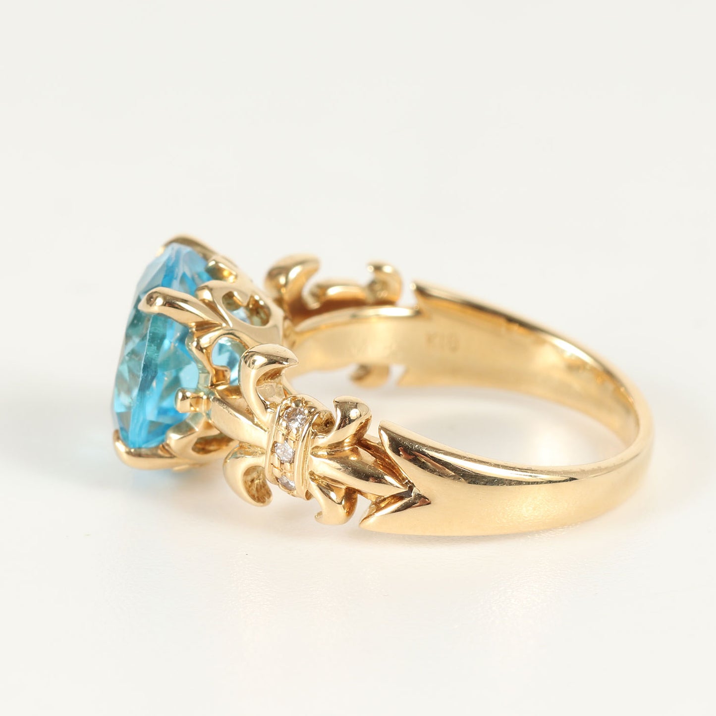 ストーン リング K18 / 6.96g / 指輪