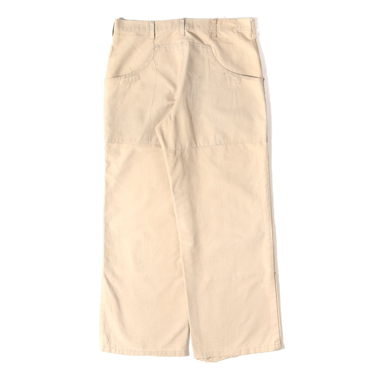 [雰囲気抜群 白タグ前期] 70s ダブルニー コットンキャンバス スタンドアップ パンツ