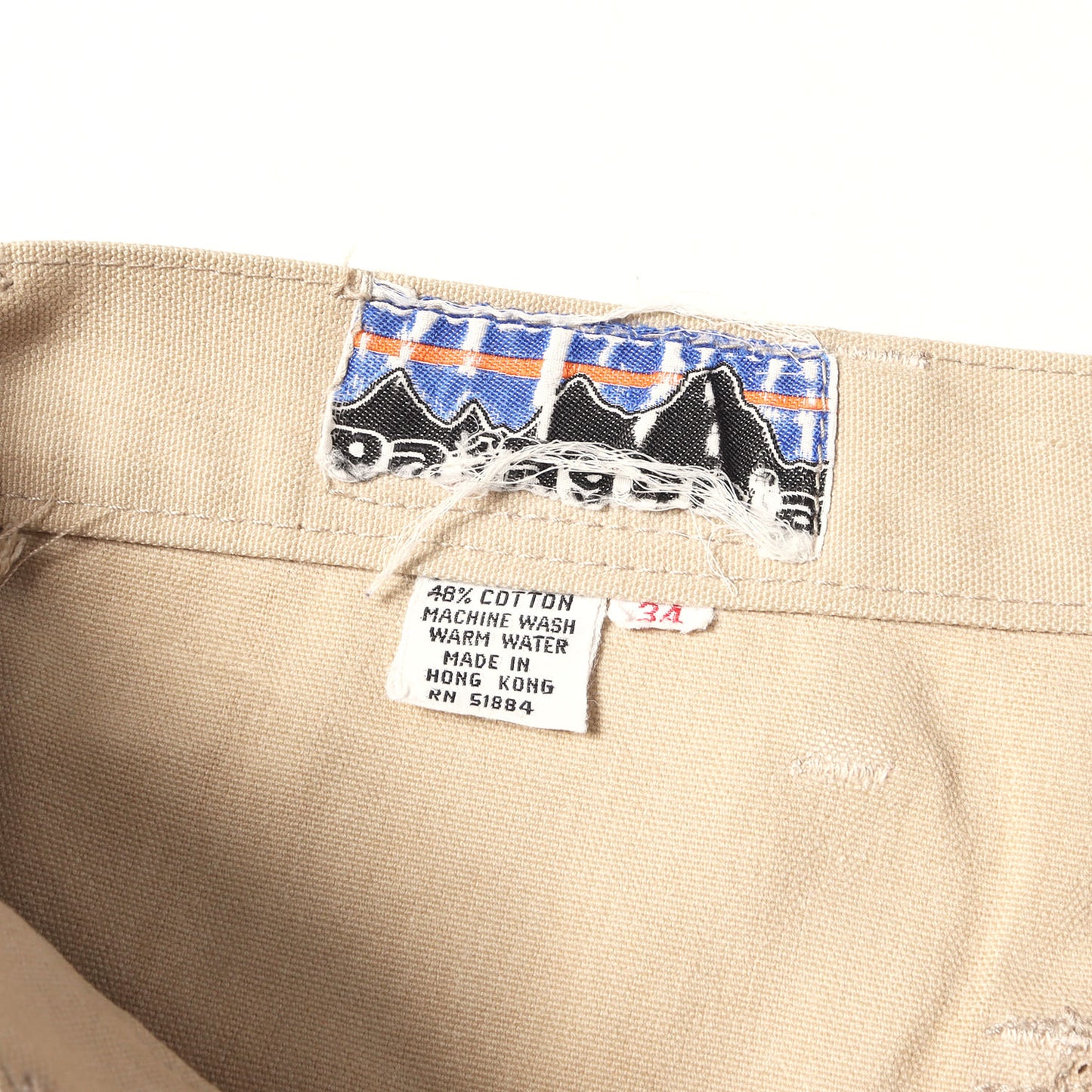 [雰囲気抜群 白タグ前期] 70s ダブルニー コットンキャンバス スタンドアップ パンツ