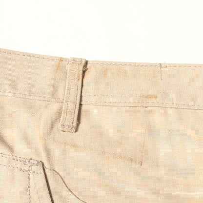 [雰囲気抜群 白タグ前期] 70s ダブルニー コットンキャンバス スタンドアップ パンツ