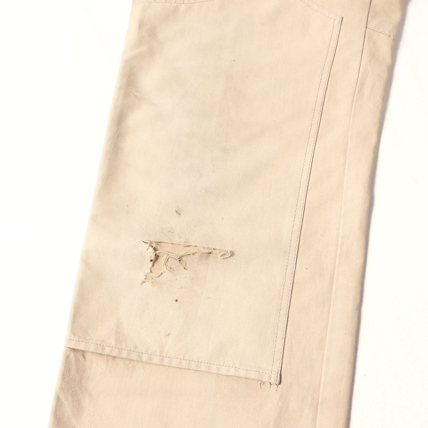 [雰囲気抜群 白タグ前期] 70s ダブルニー コットンキャンバス スタンドアップ パンツ