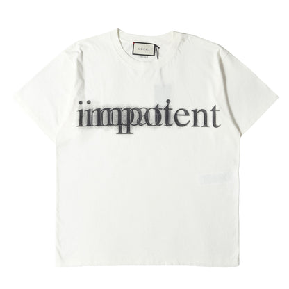 20AW ×Richard Hell Christopher Wool Impatient / impotent ロゴ Tシャツ