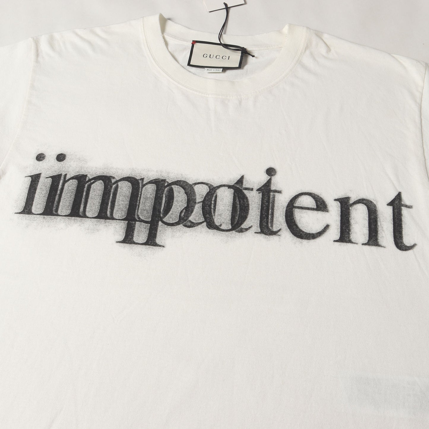 20AW ×Richard Hell Christopher Wool Impatient / impotent ロゴ Tシャツ