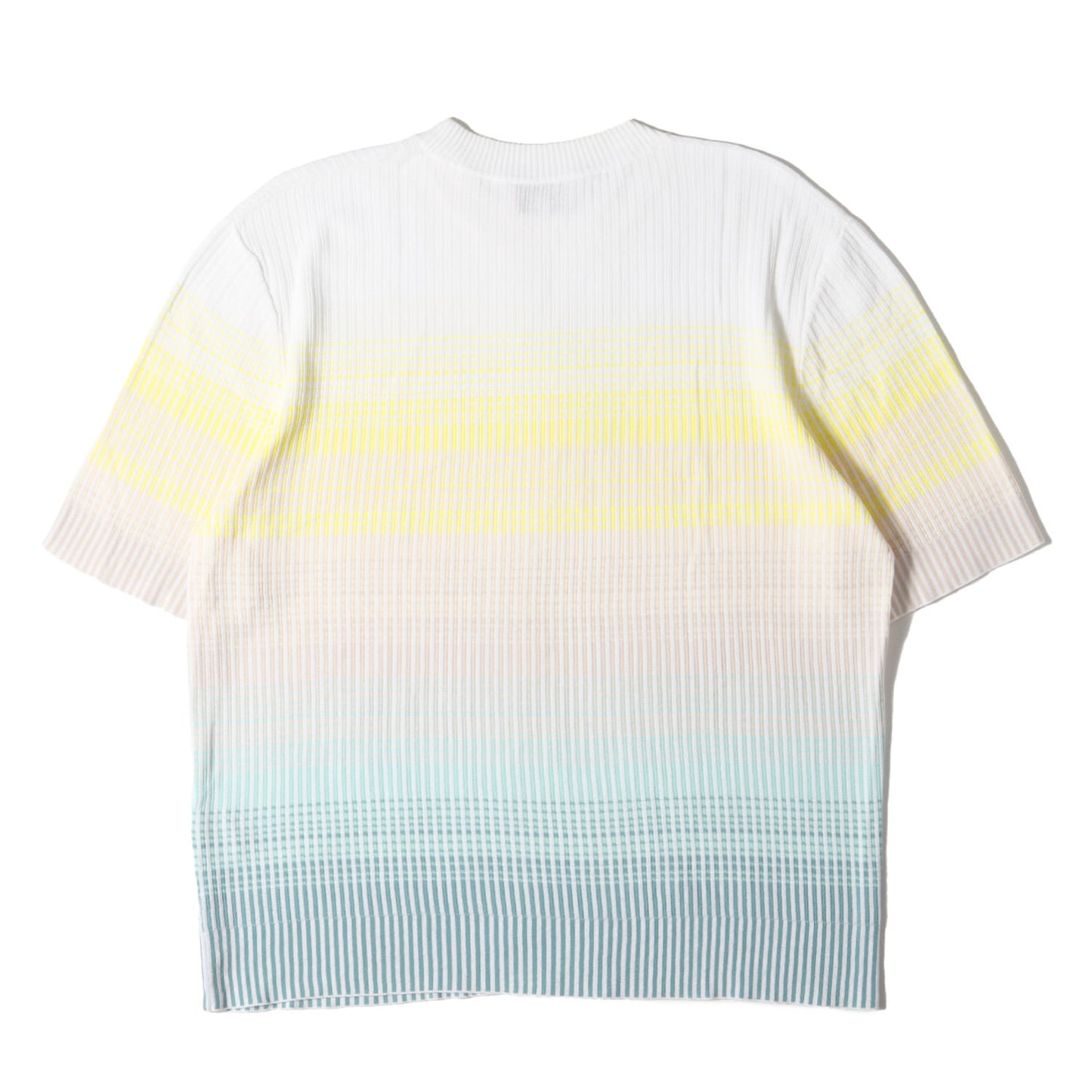 23SS マルチカラー 半袖 ニット Tシャツ / プルオーバー