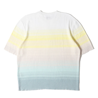 23SS マルチカラー 半袖 ニット Tシャツ / プルオーバー