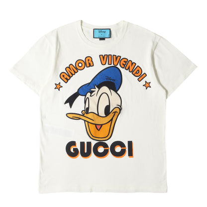 22SS ×Disney ドナルド・ダック エンブロイダリ― Tシャツ (615044)