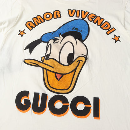 22SS ×Disney ドナルド・ダック エンブロイダリ― Tシャツ (615044)