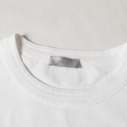 21AW ×Sacai コラボロゴワッペン 再構築 レイヤード Tシャツ(213J669A0554)
