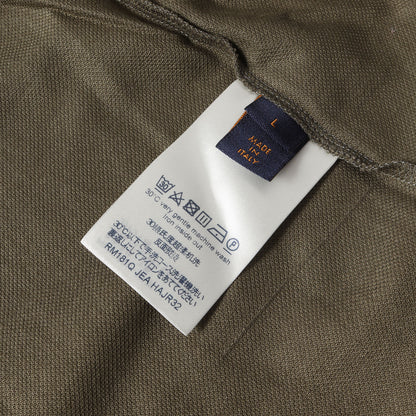 18SS LV サークルロゴ 鹿の子 コットン 半袖 ポロシャツ (RM181Q JEA HAJR32)