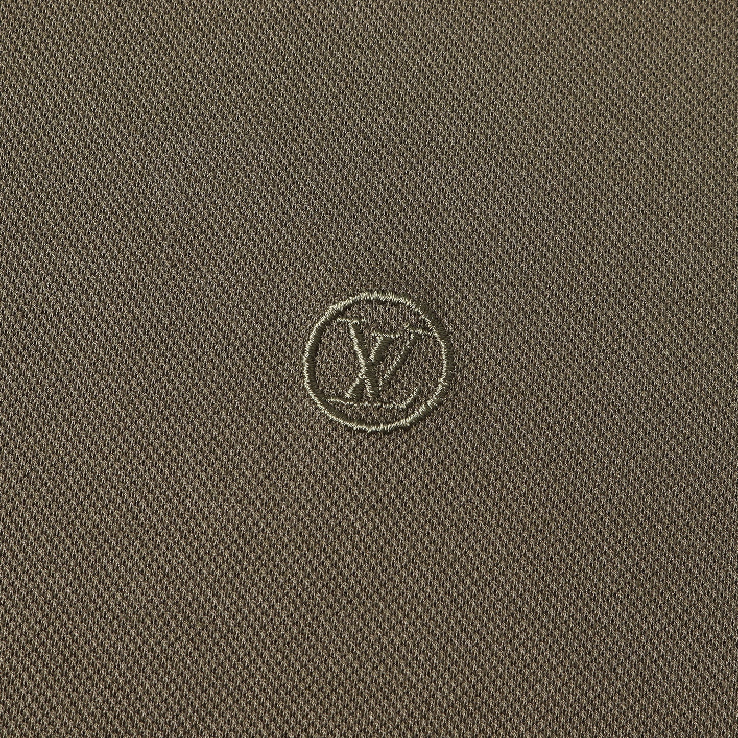18SS LV サークルロゴ 鹿の子 コットン 半袖 ポロシャツ (RM181Q JEA HAJR32)