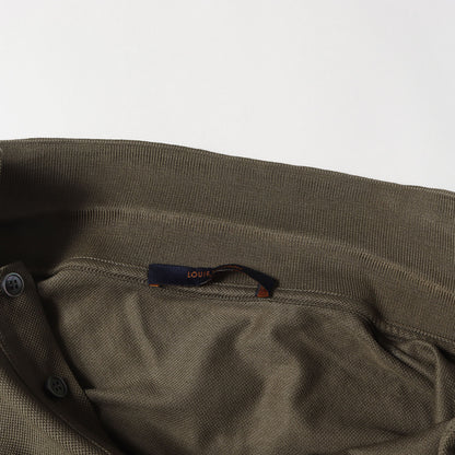 18SS LV サークルロゴ 鹿の子 コットン 半袖 ポロシャツ (RM181Q JEA HAJR32)
