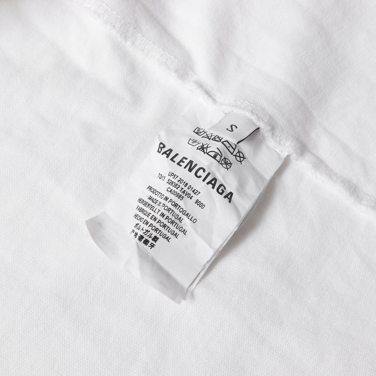 18SS サークルカラーチャート オーバーサイズ Tシャツ (528382)