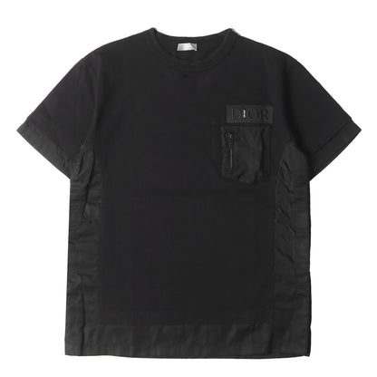 21AW ×Sacai コラボロゴワッペン 再構築 レイヤード Tシャツ(213J669A0554)