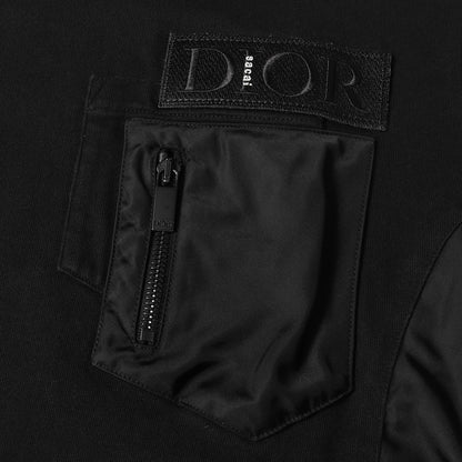 21AW ×Sacai コラボロゴワッペン 再構築 レイヤード Tシャツ(213J669A0554)