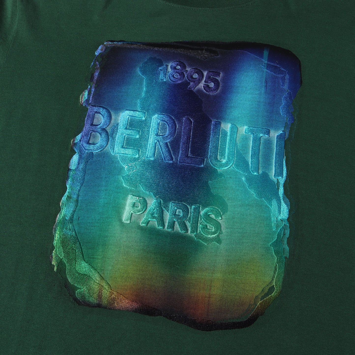 21AW ×Lev Khesin アート刺繍 クルーネック Tシャツ