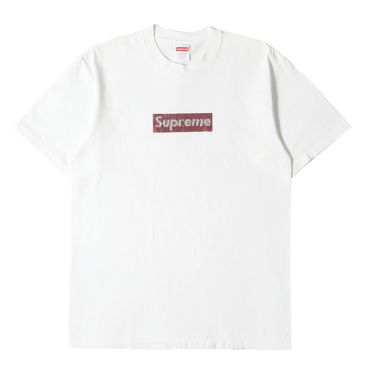 19SS 25周年記念 スワロフスキー BOXロゴ Tシャツ (Swarovski Box Logo Tee)