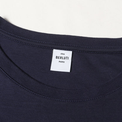 ロゴエンブレム刺繍 クルーネック Tシャツ