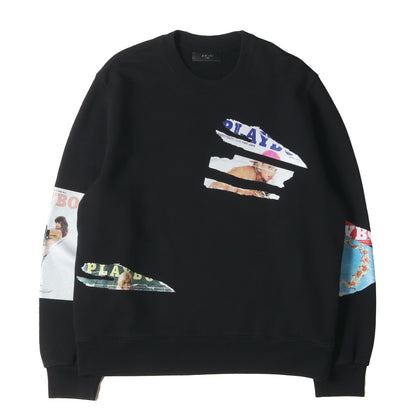 21AW ×PLAYBOY MAGAZINE オーバーサイズ クルーネック スウェット