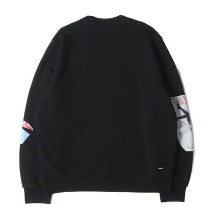 21AW ×PLAYBOY MAGAZINE オーバーサイズ クルーネック スウェット