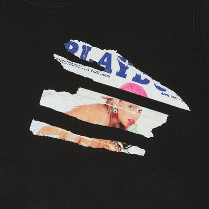 21AW ×PLAYBOY MAGAZINE オーバーサイズ クルーネック スウェット