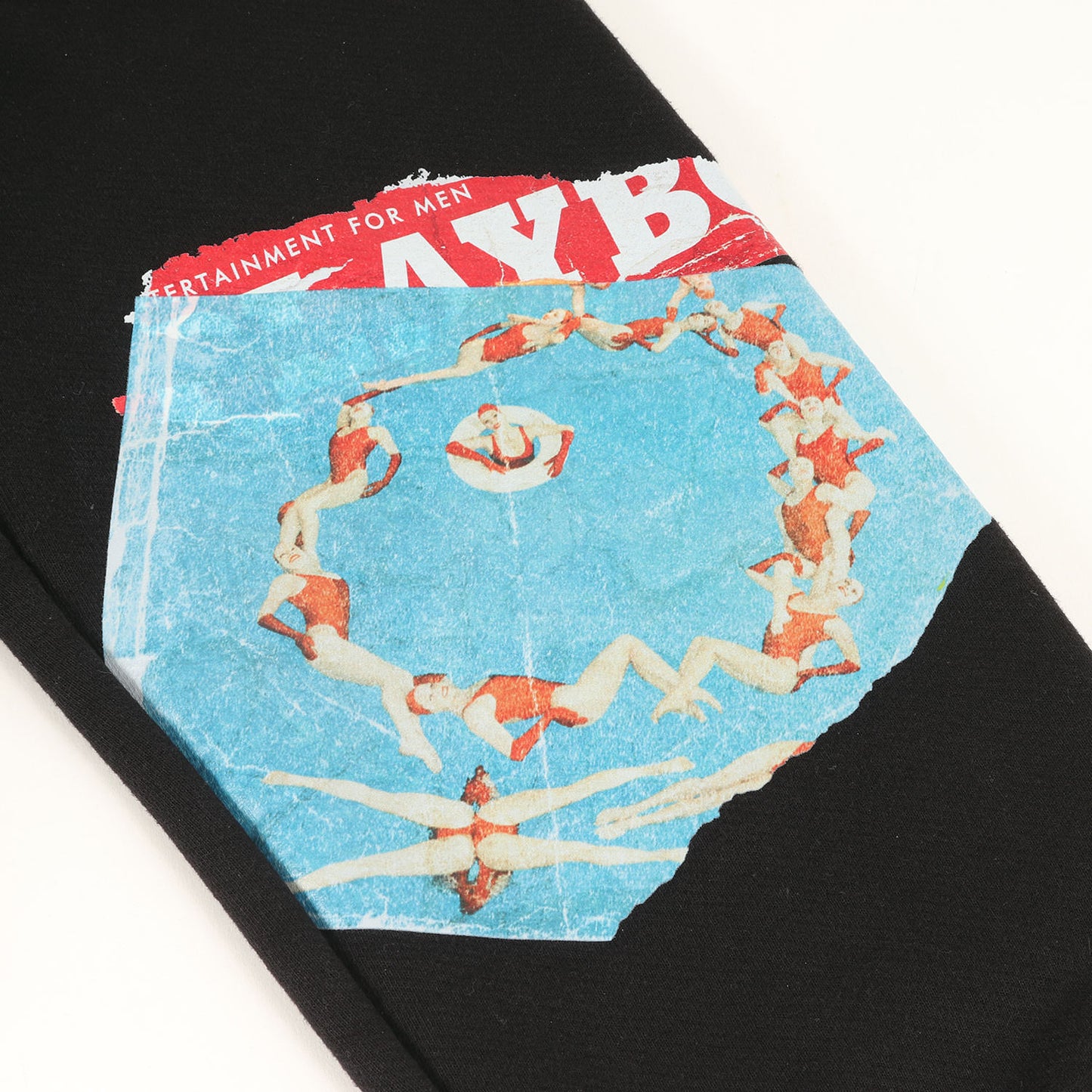 21AW ×PLAYBOY MAGAZINE オーバーサイズ クルーネック スウェット