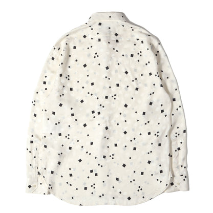 19SS スクエアパターン ロゴ シルクシャツ (564172)
