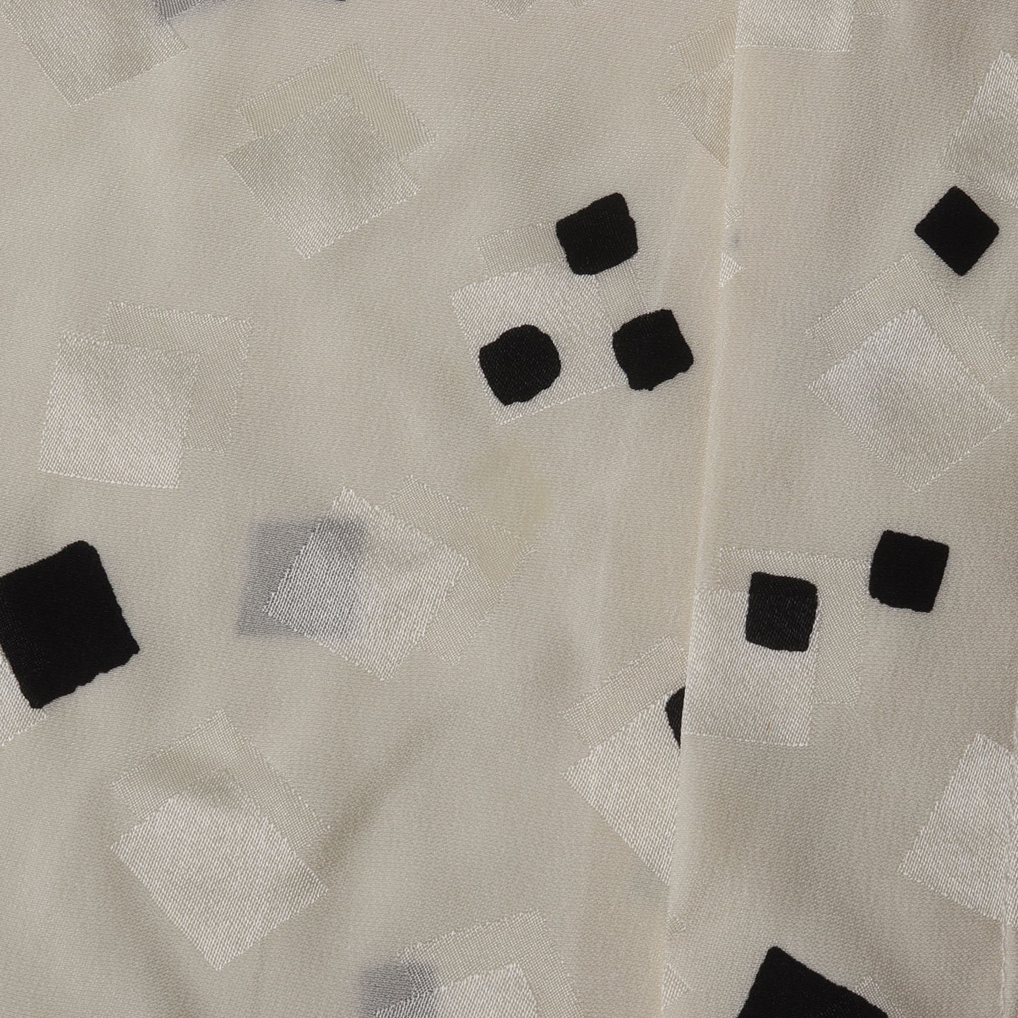 19SS スクエアパターン ロゴ シルクシャツ (564172)