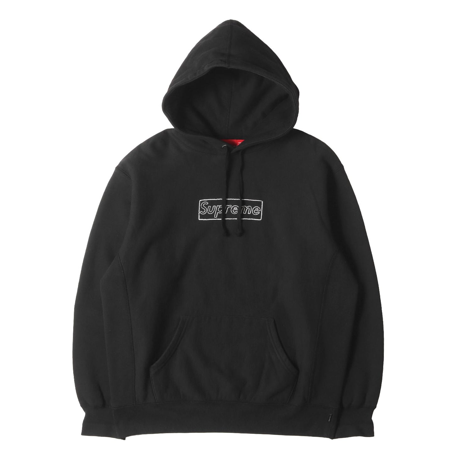 21SS ×KAWS チョーク BOXロゴ スウェットパーカー(Chalk Logo Hooded Sweatshirt)